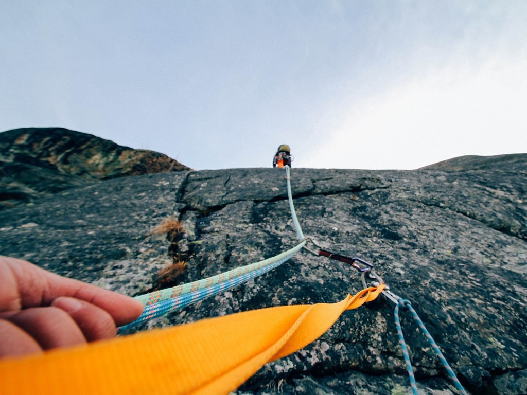 Cordage d'escalade pour symboliser le coaching par Christophe Marghieri